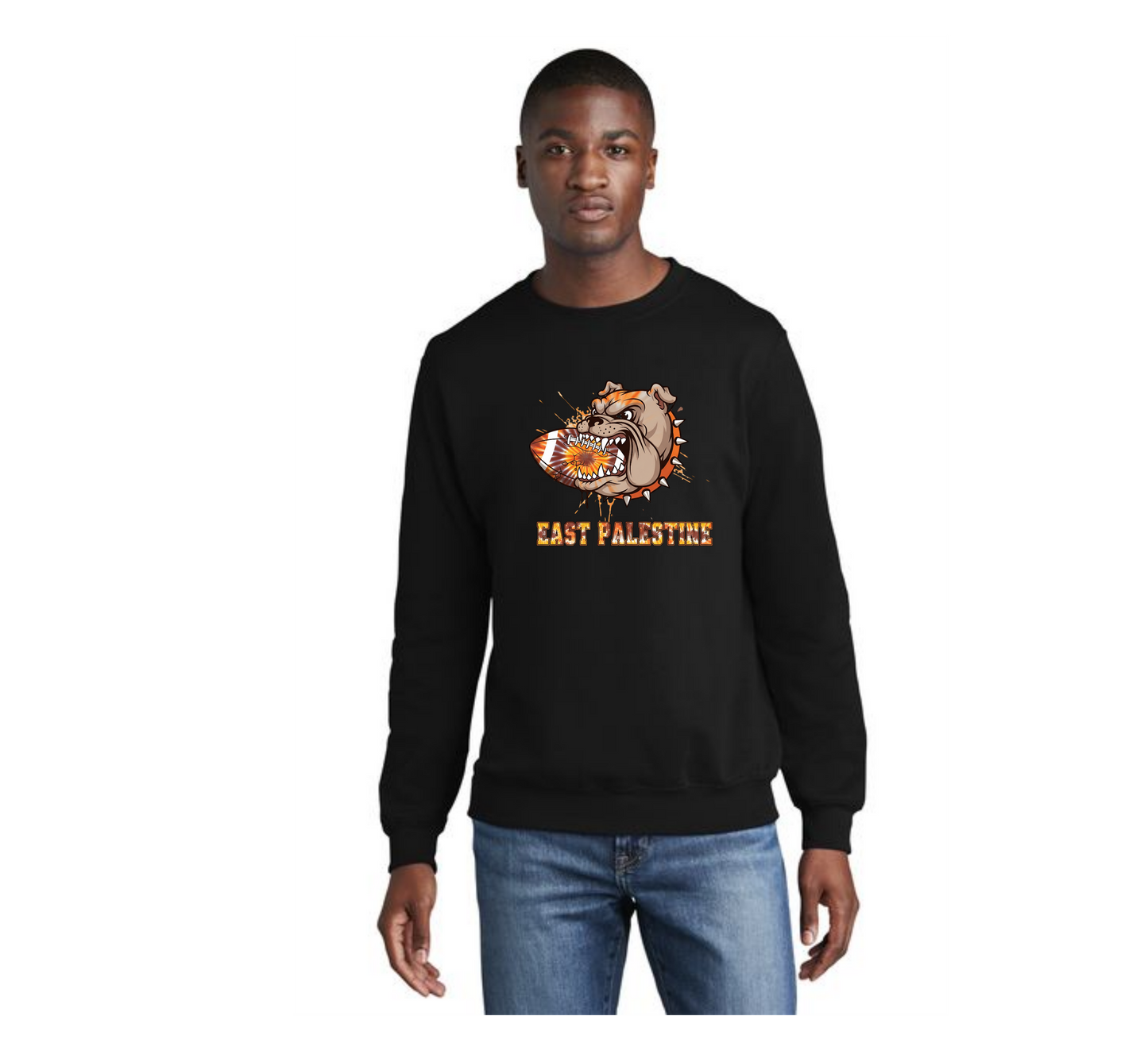 EAST PALESTINE FOOTBALL PC78 Core Fleece Crewneck Sweatshirt 16