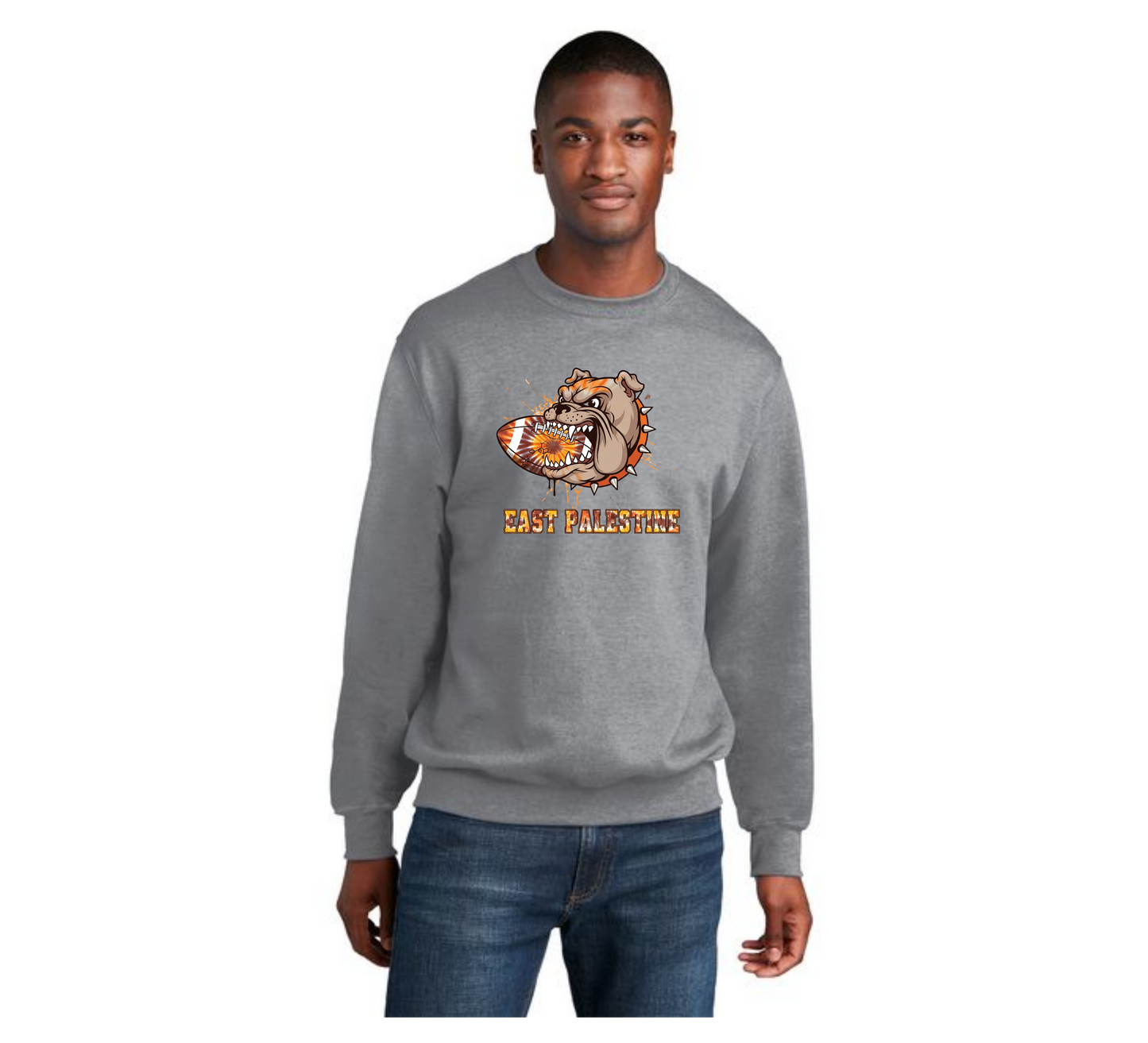 EAST PALESTINE FOOTBALL PC78 Core Fleece Crewneck Sweatshirt 16