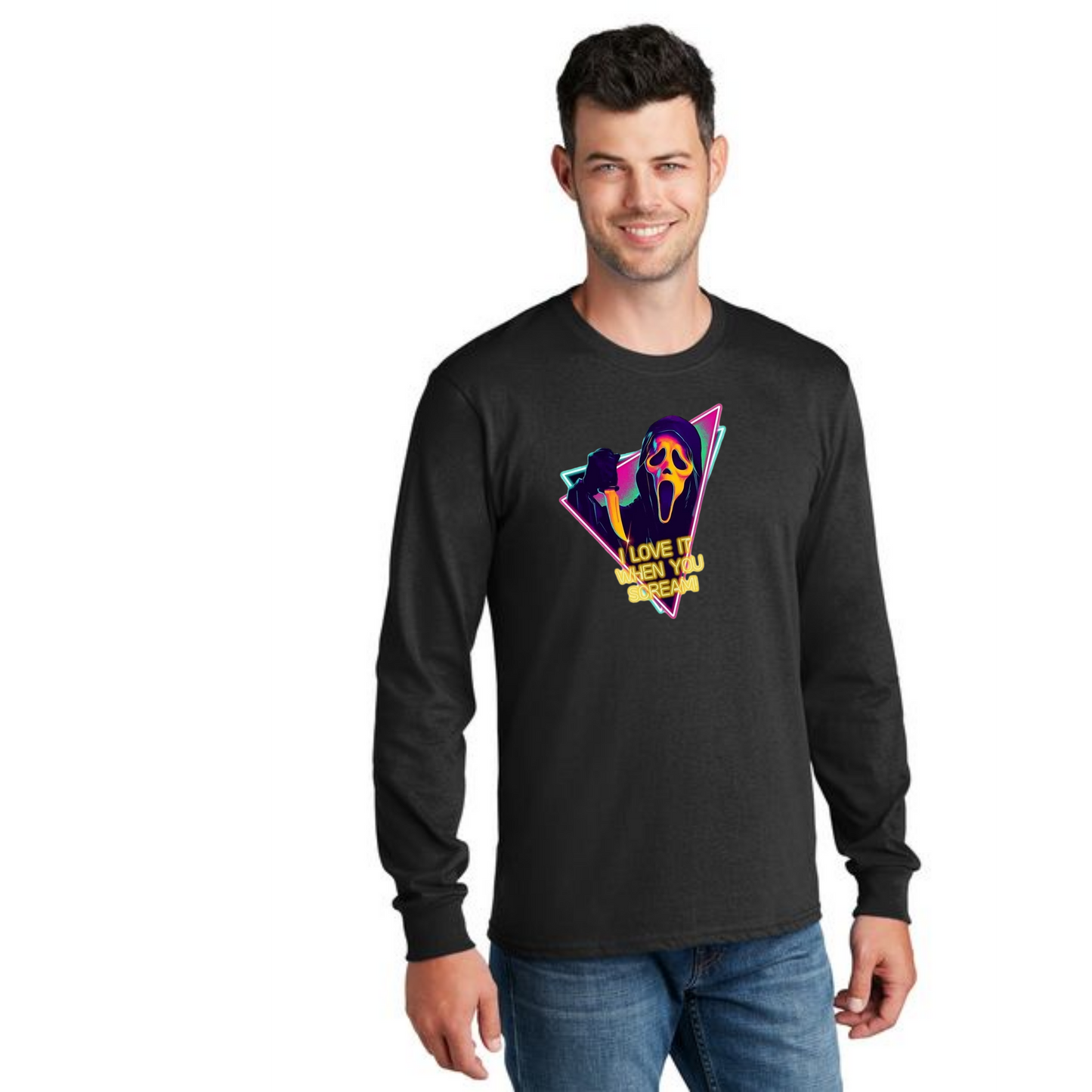 HALLOWEEN PC55LS Port & Company® Long Sleeve Core Cotton Tee HW-27