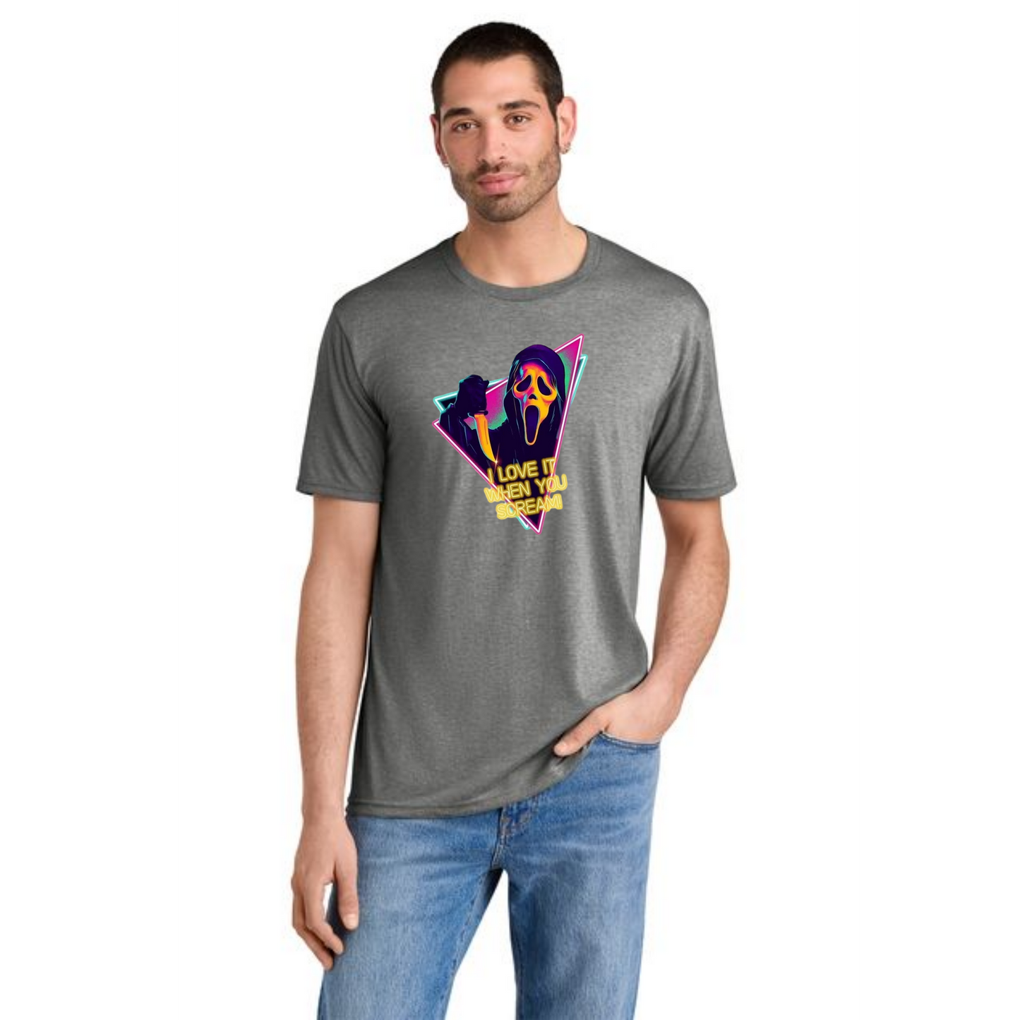 HALLOWEEN SCARY MOVIE 2 DM130 District ® Perfect Tri Tee HW-27