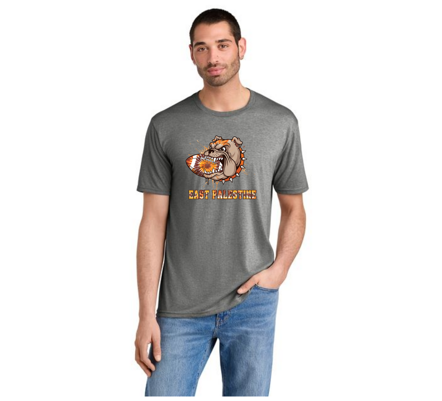 EAST PALESTINE BULLDOGS FOOTBALL DM130 District® Perfect Tri® Tee 16