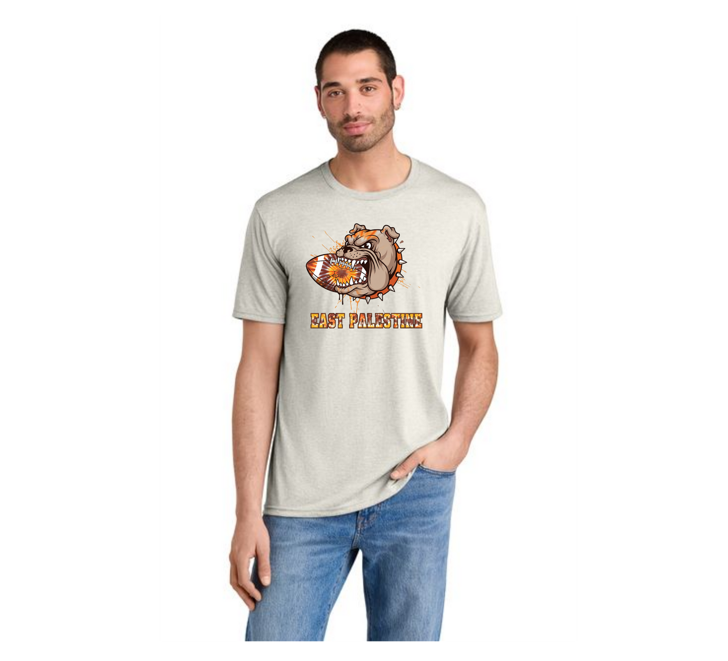 EAST PALESTINE BULLDOGS FOOTBALL DM130 District® Perfect Tri® Tee 16
