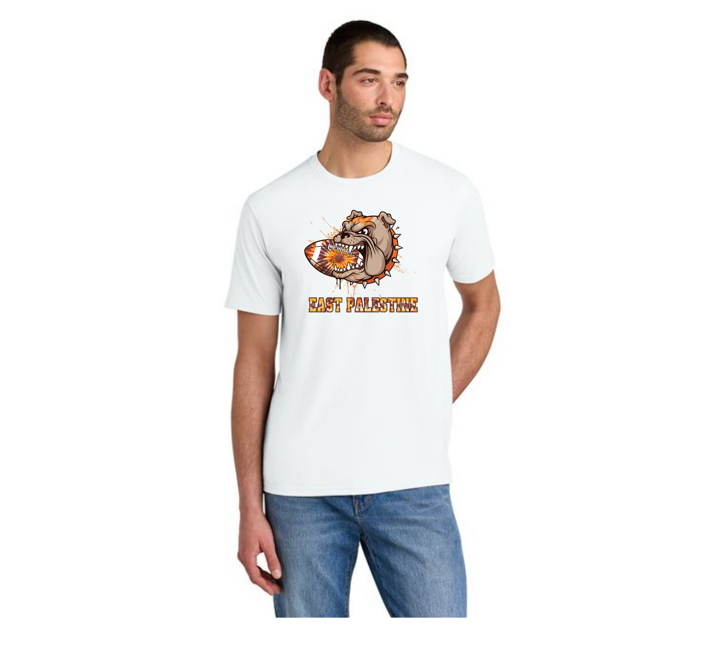 EAST PALESTINE BULLDOGS FOOTBALL DM130 District® Perfect Tri® Tee 16