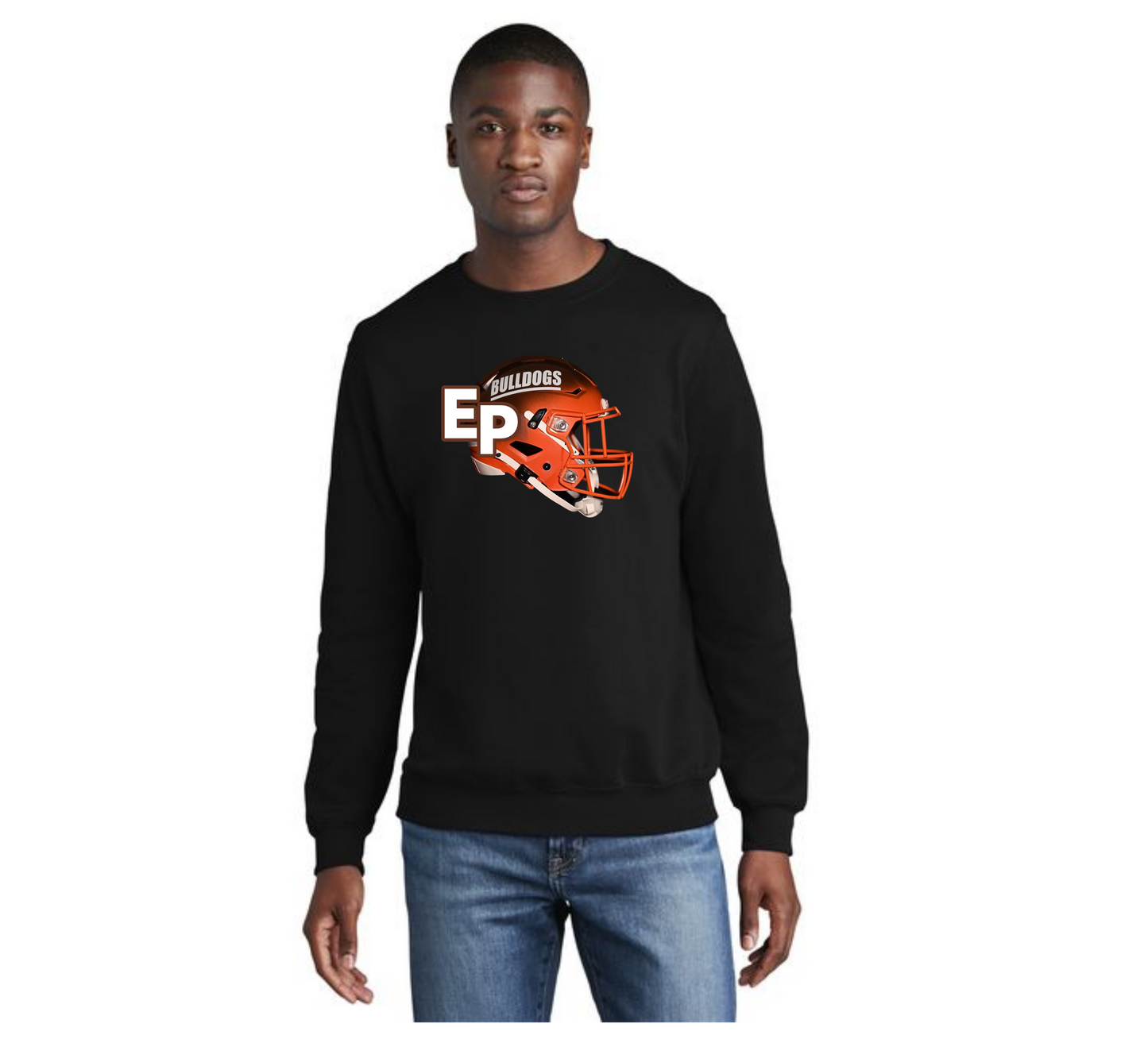 EAST PALESTINE FOOTBALL PC78 Core Fleece Crewneck Sweatshirt 17