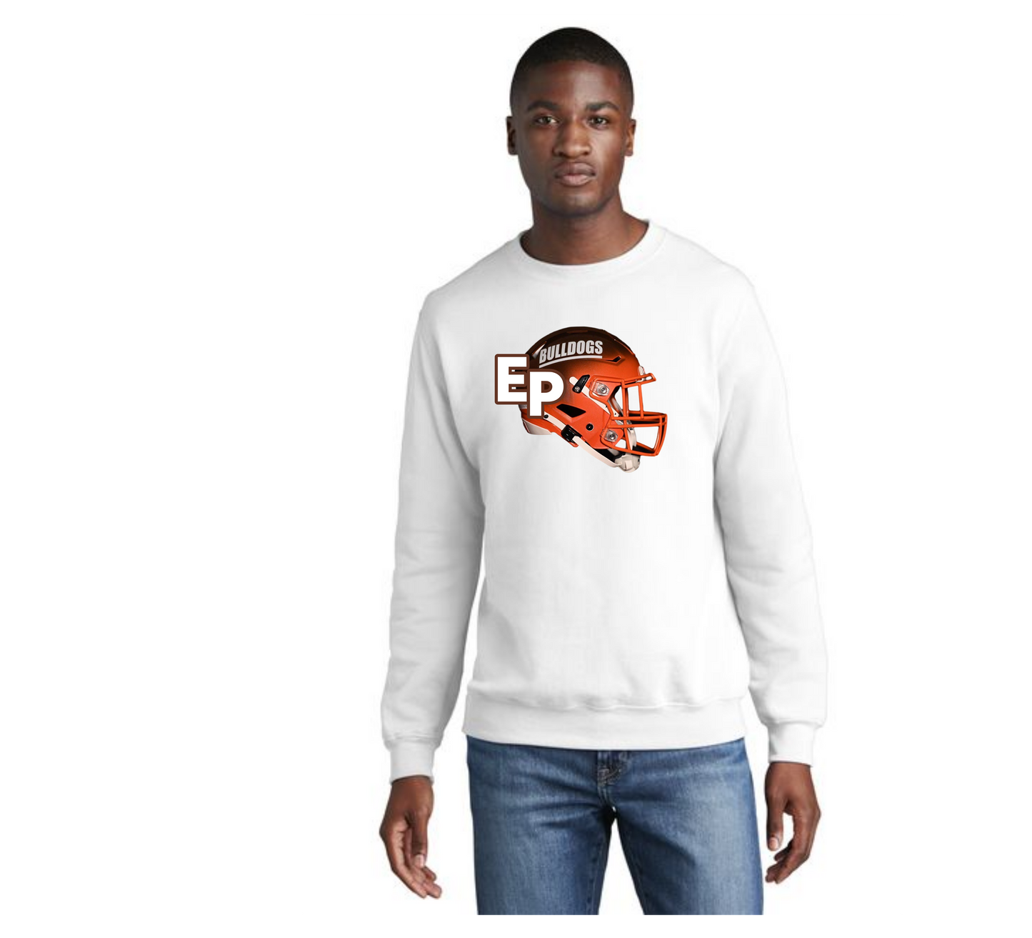 EAST PALESTINE FOOTBALL PC78 Core Fleece Crewneck Sweatshirt 17
