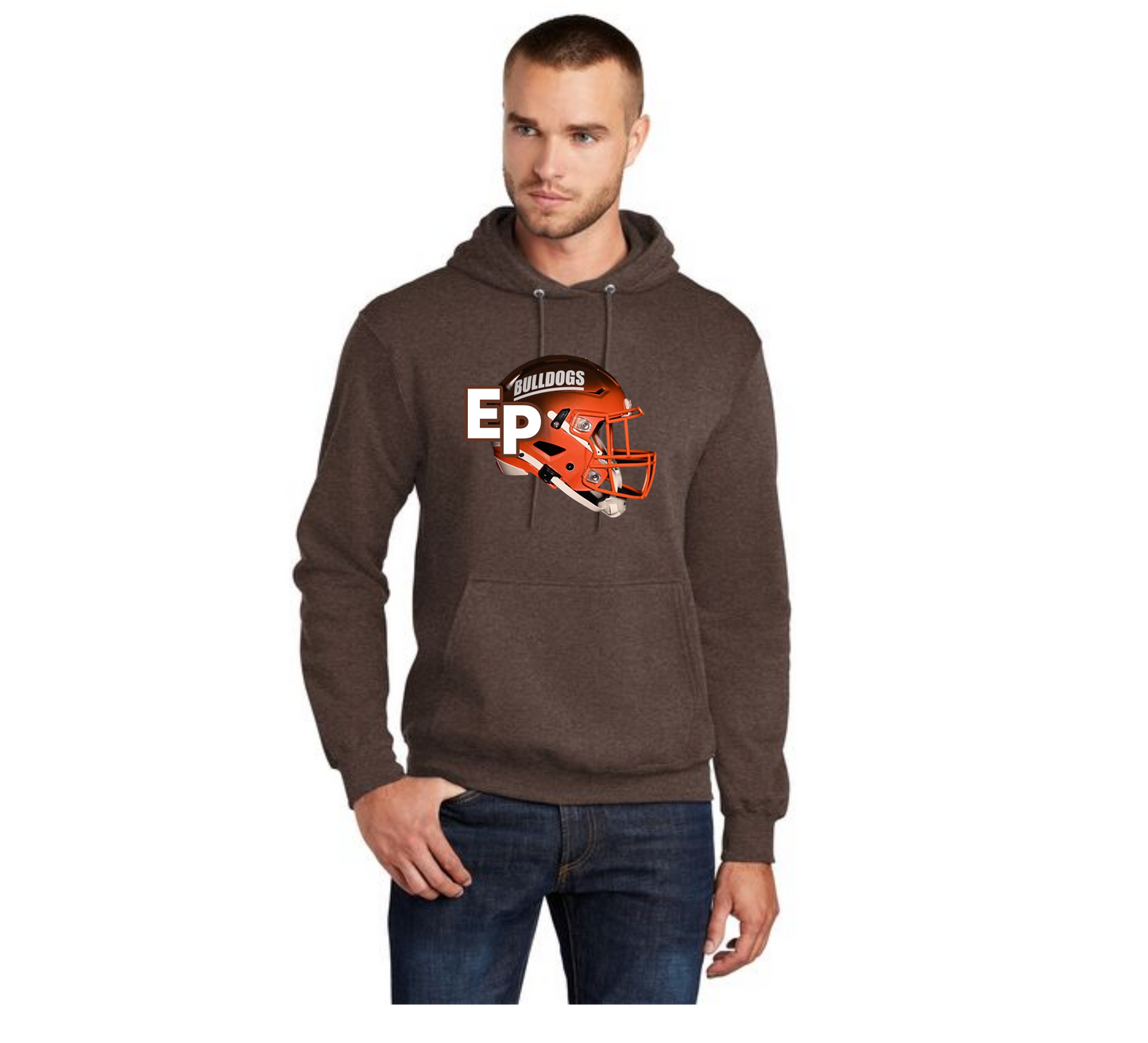 EAST PALESTINE FOOTBALL PC78H Port & Company® Core Fleece Pullover Hooded Sweatshirt 17