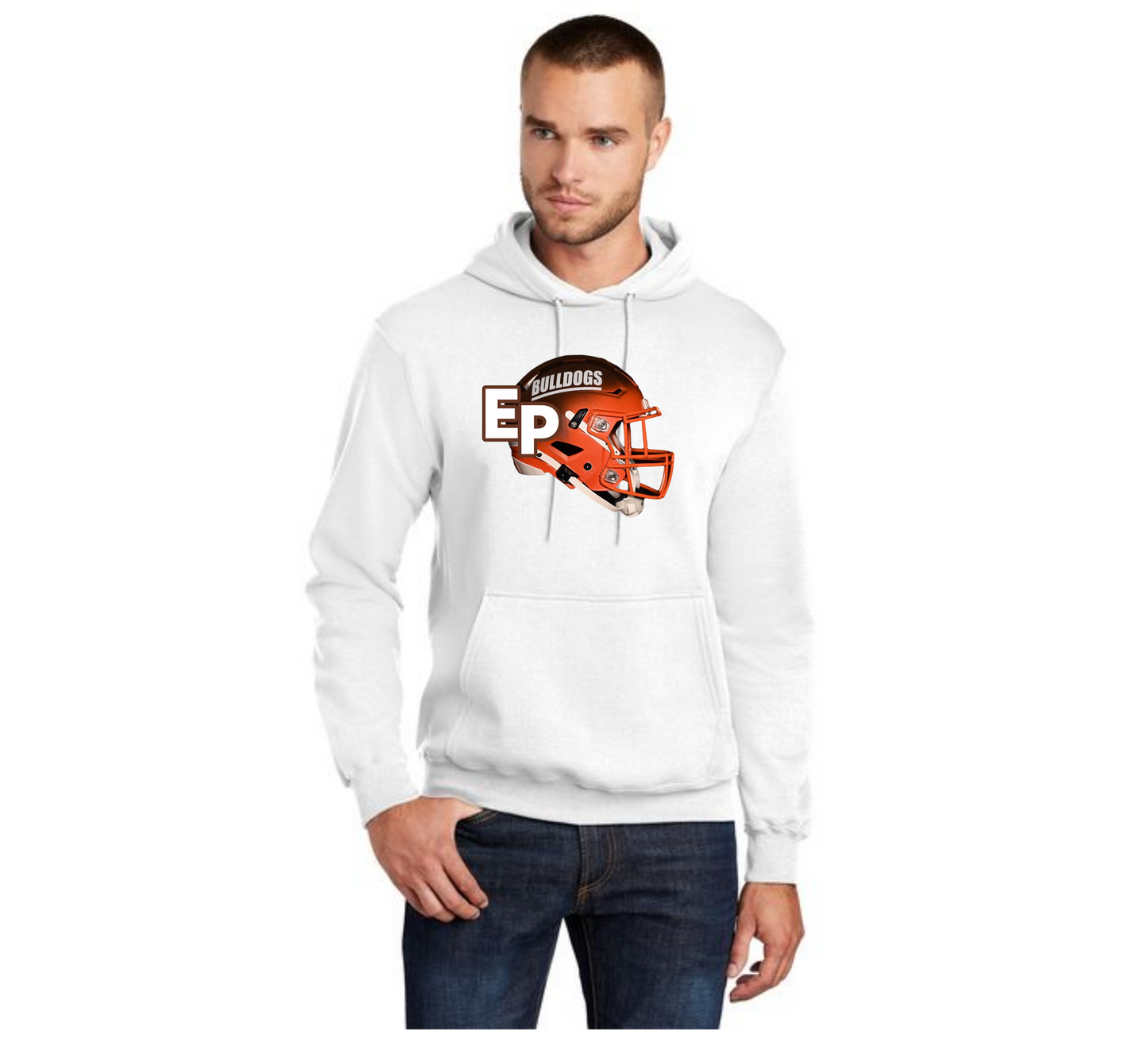 EAST PALESTINE FOOTBALL PC78H Port & Company® Core Fleece Pullover Hooded Sweatshirt 17