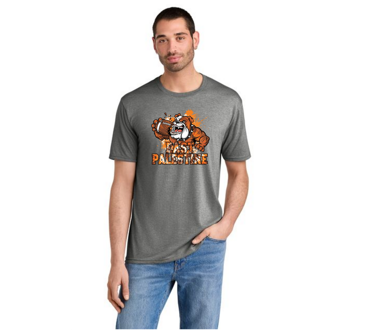 EAST PALESTINE BULLDOGS FOOTBALL DM130 District® Perfect Tri® Tee 18