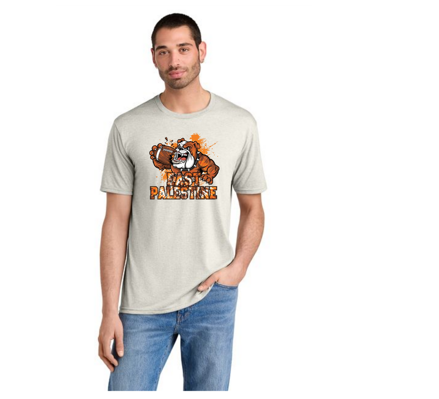 EAST PALESTINE BULLDOGS FOOTBALL DM130 District® Perfect Tri® Tee 18