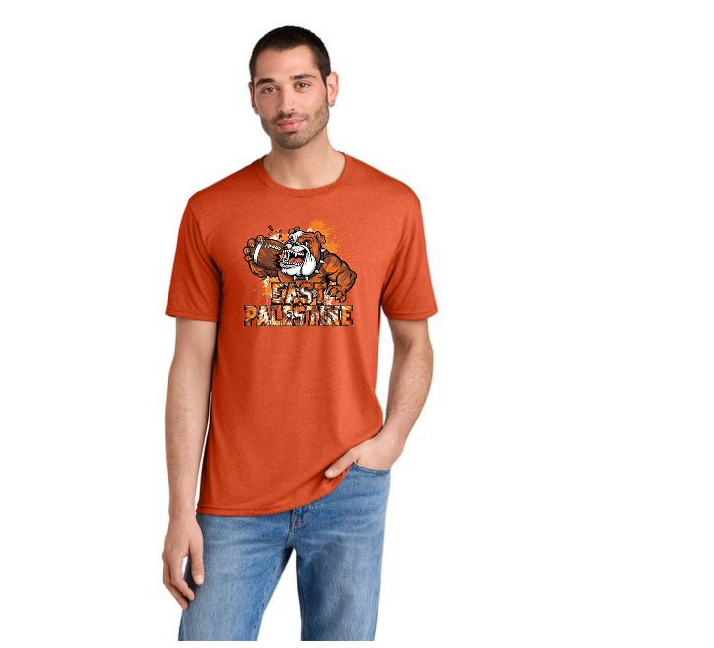 EAST PALESTINE BULLDOGS FOOTBALL DM130 District® Perfect Tri® Tee 18
