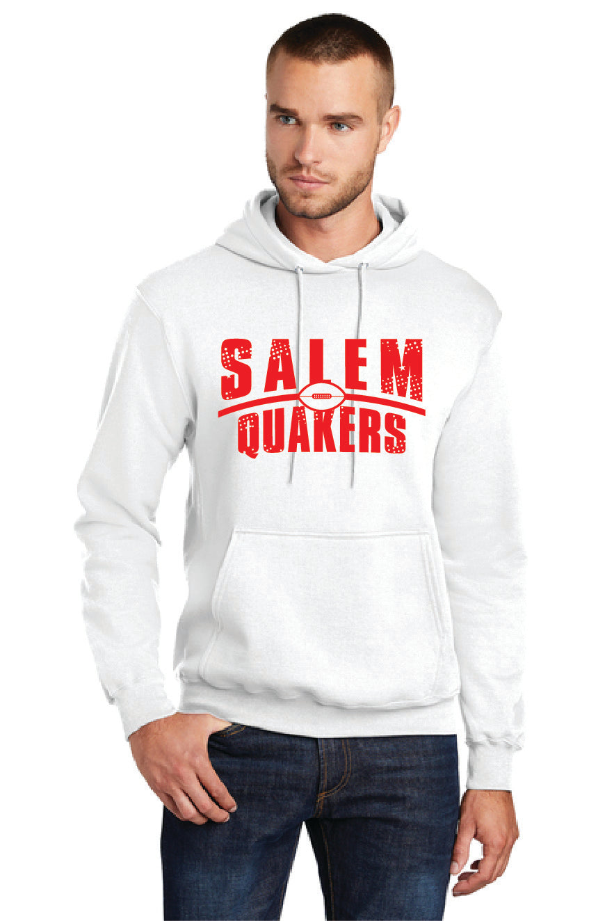 SALEM QUAKERS FOOTBALL PC78H Port & Company® Core Fleece Pullover Hooded Sweatshirt SF-1