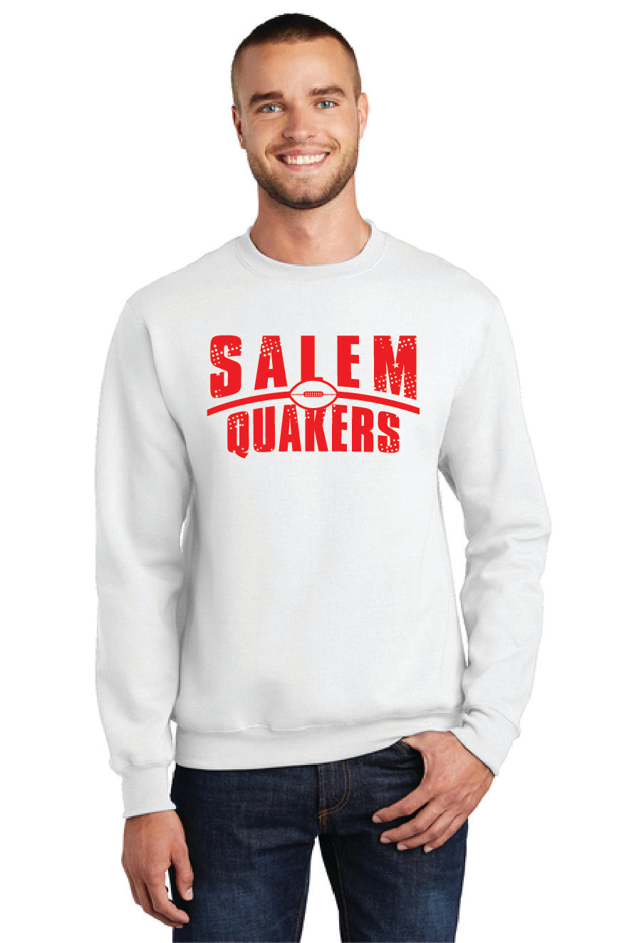 SALEM QUAKERS FOOTBALL PC78 Port & Company® Core Fleece Crewneck Sweatshirt SF-1