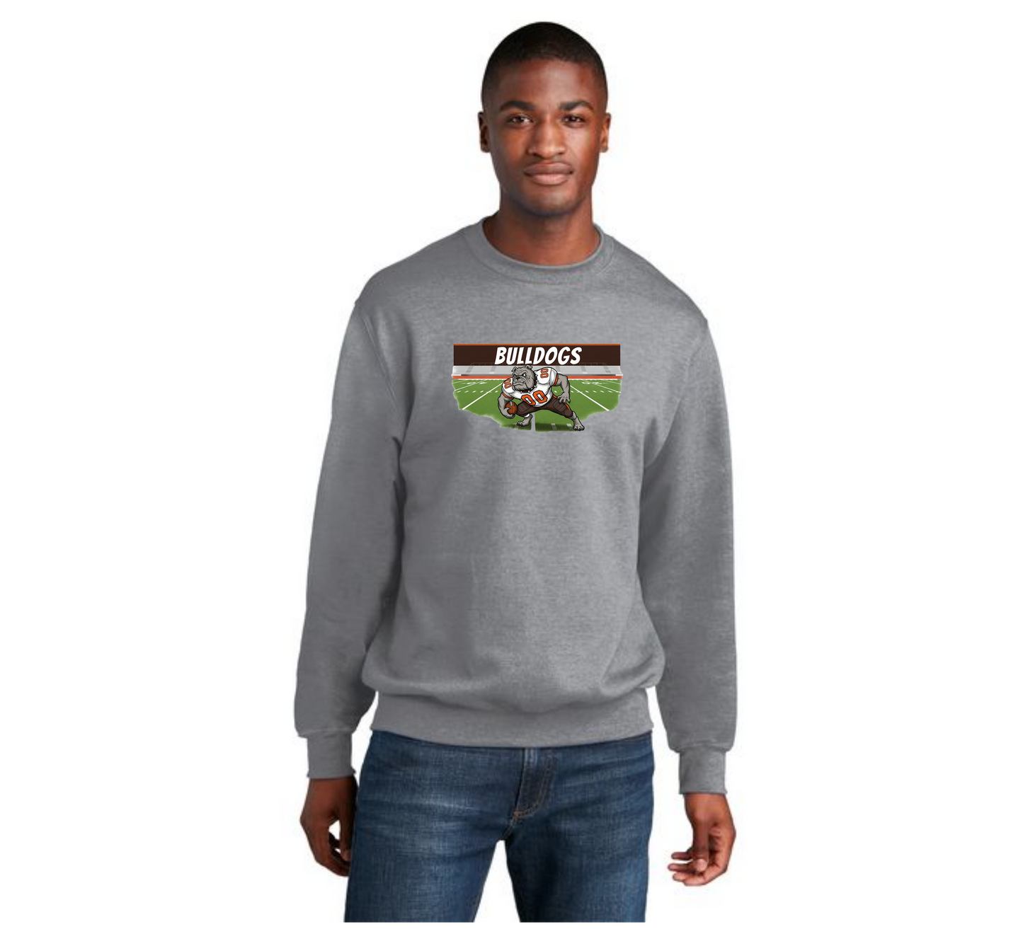 EAST PALESTINE FOOTBALL PC78 Core Fleece Crewneck Sweatshirt 7
