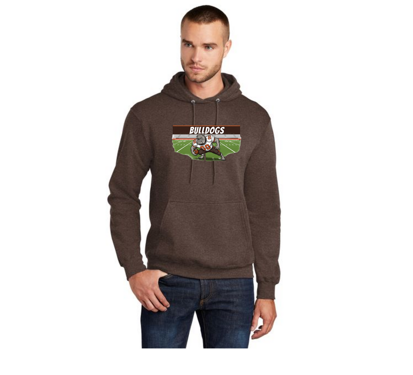 EAST PALESTINE FOOTBALL PC78H Port & Company® Core Fleece Pullover Hooded Sweatshirt 7