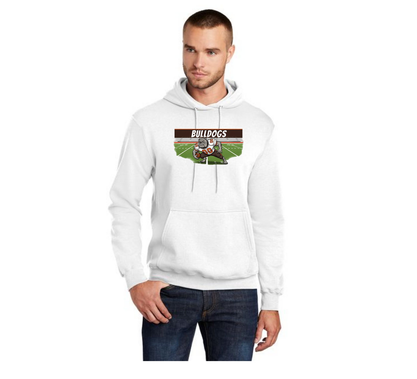 EAST PALESTINE FOOTBALL PC78H Port & Company® Core Fleece Pullover Hooded Sweatshirt 7