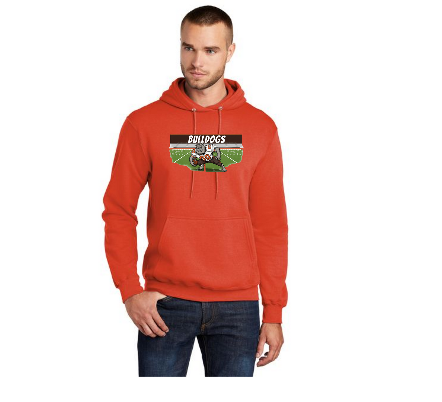 EAST PALESTINE FOOTBALL PC78H Port & Company® Core Fleece Pullover Hooded Sweatshirt 7