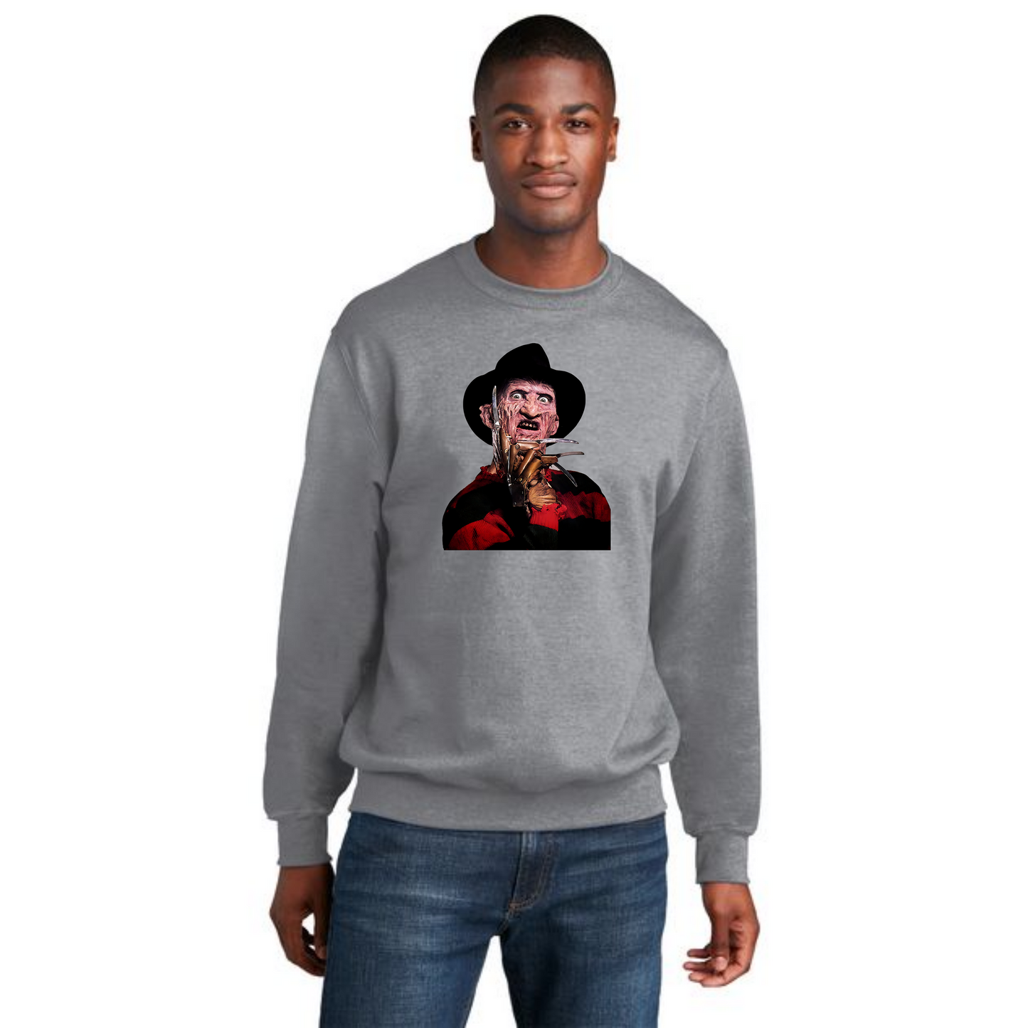 HALLOWEEN FREEDY Port & Company® Core Fleece Crewneck Sweatshirt HW-21