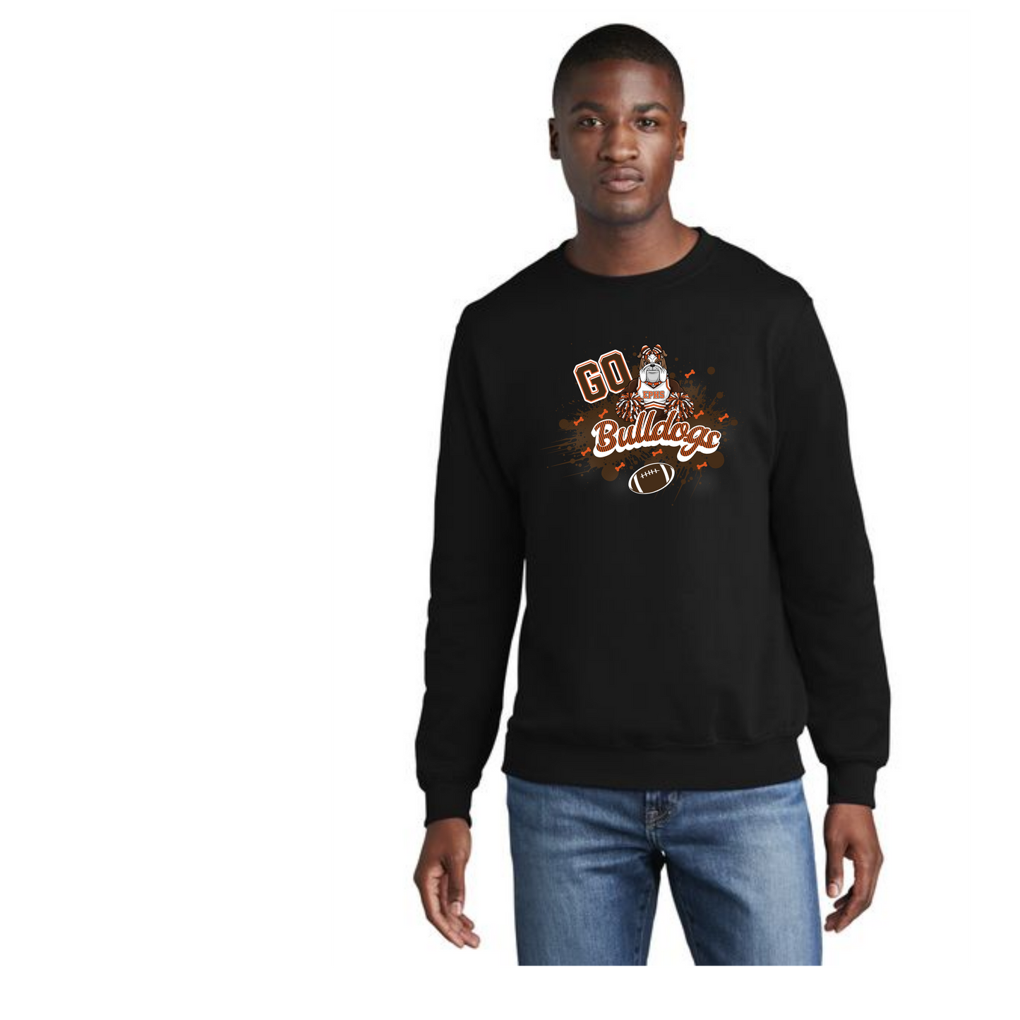 EAST PALESTINE FOOTBALL PC78 Core Fleece Crewneck Sweatshirt 19