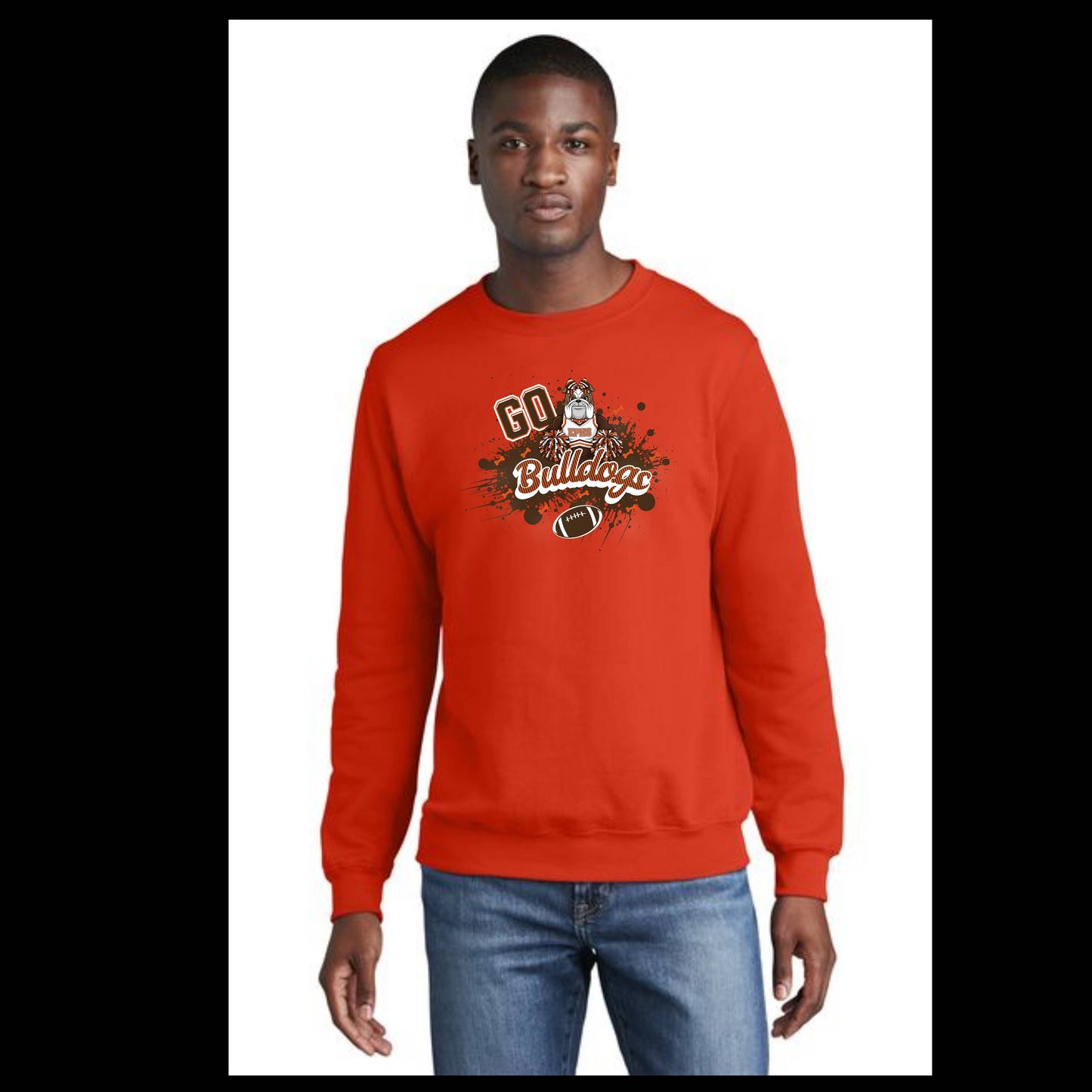 EAST PALESTINE FOOTBALL PC78 Core Fleece Crewneck Sweatshirt 19