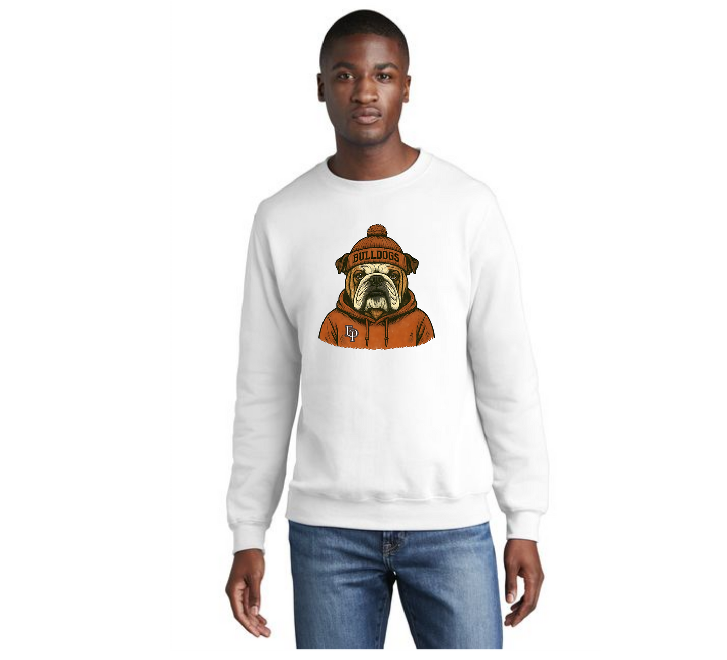 EAST PALESTINE FOOTBALL PC78 Core Fleece Crewneck Sweatshirt 8