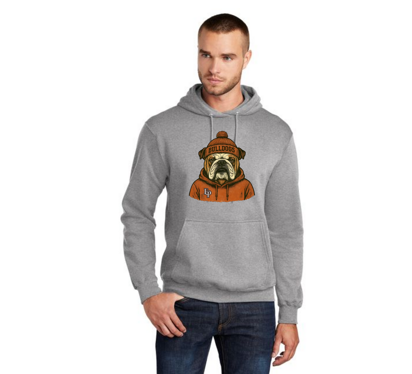 EAST PALESTINE FOOTBALL PC78H Port & Company® Core Fleece Pullover Hooded Sweatshirt 8