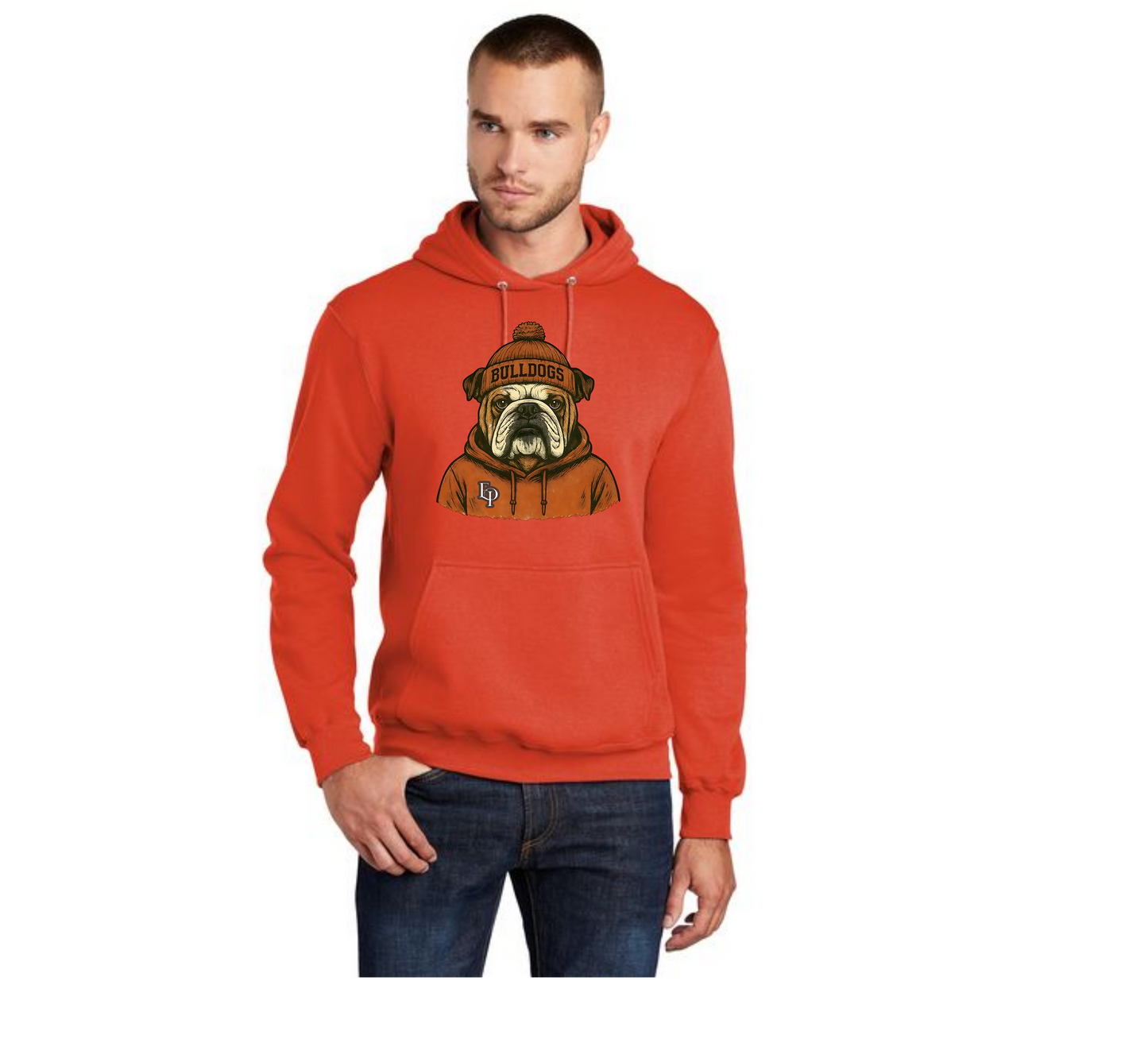 EAST PALESTINE FOOTBALL PC78H Port & Company® Core Fleece Pullover Hooded Sweatshirt 8