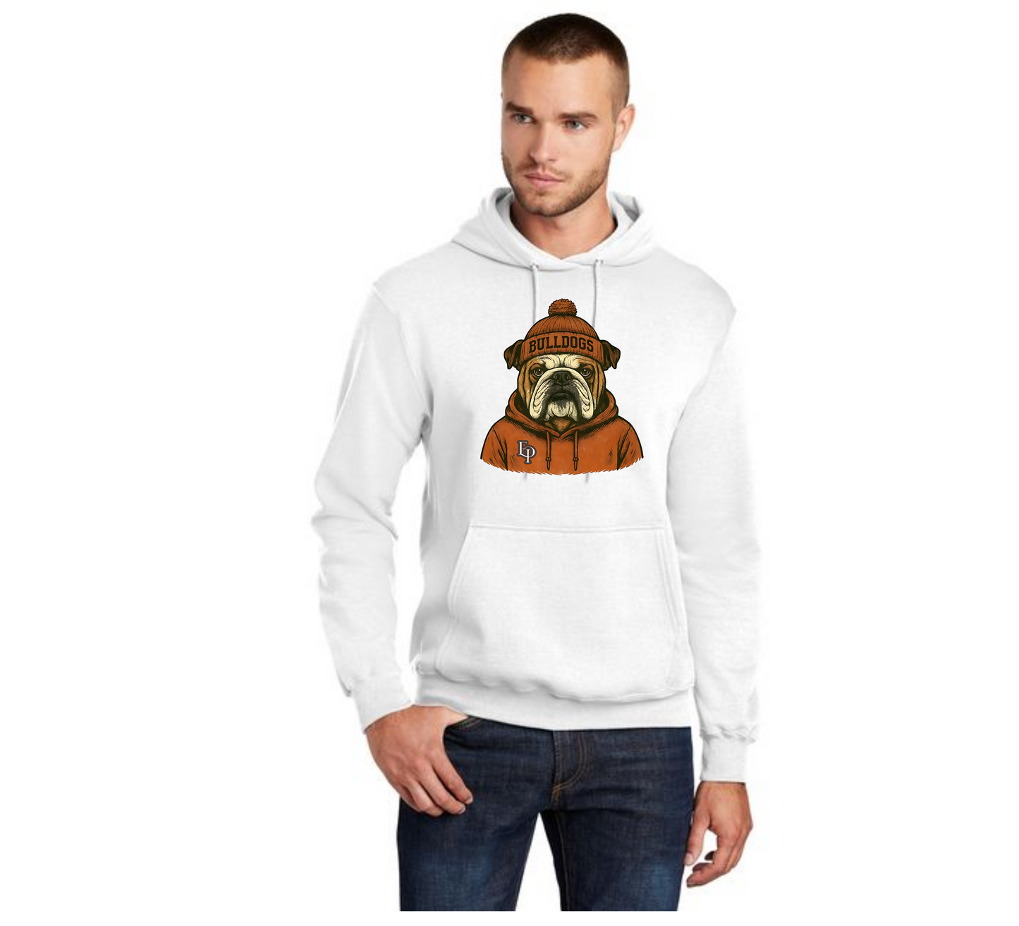 EAST PALESTINE FOOTBALL PC78H Port & Company® Core Fleece Pullover Hooded Sweatshirt 8