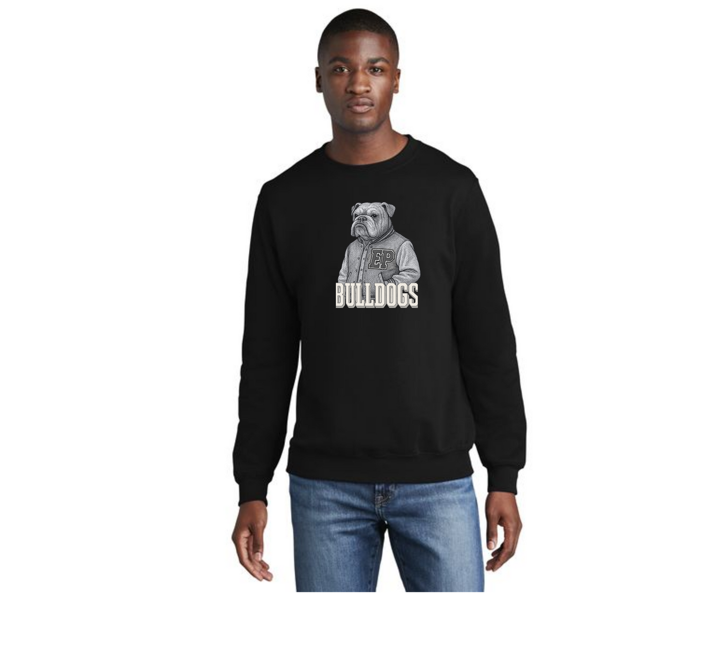 EAST PALESTINE FOOTBALL PC78 Core Fleece Crewneck Sweatshirt 9