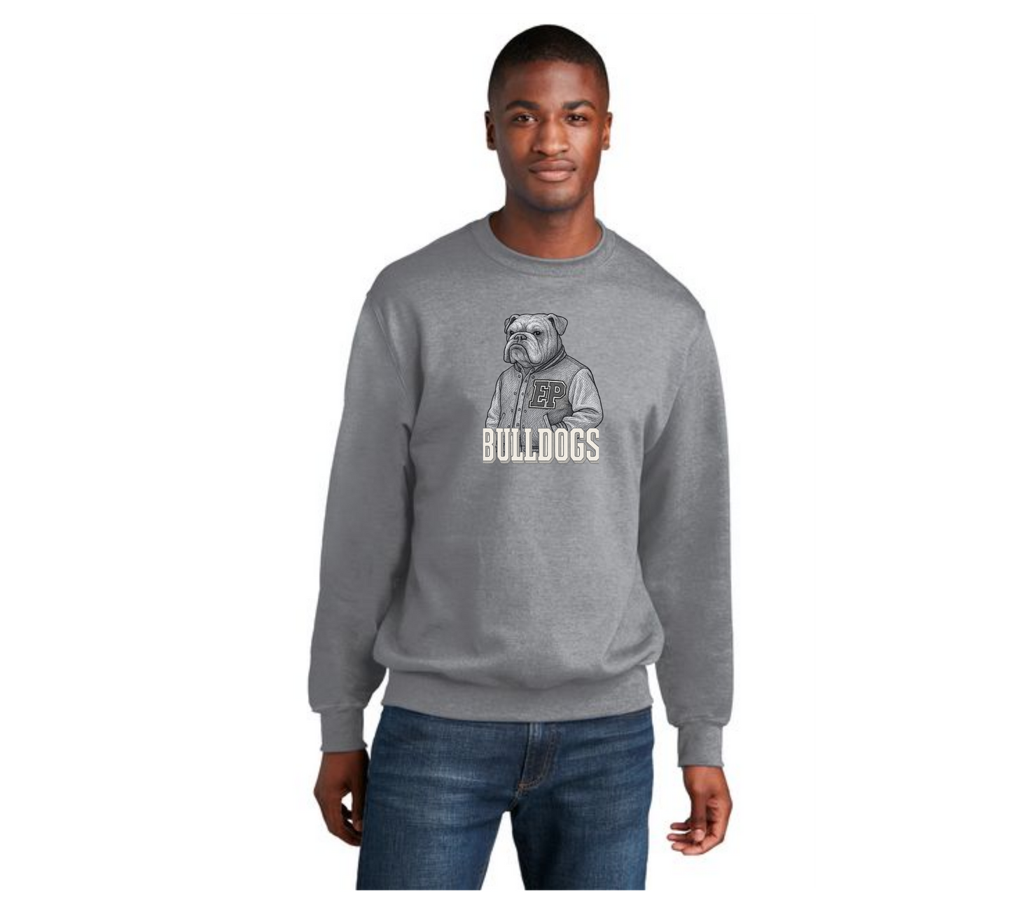 EAST PALESTINE FOOTBALL PC78 Core Fleece Crewneck Sweatshirt 9