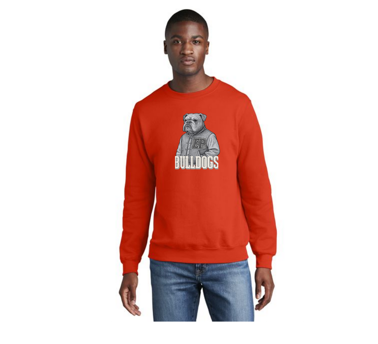 EAST PALESTINE FOOTBALL PC78 Core Fleece Crewneck Sweatshirt 9