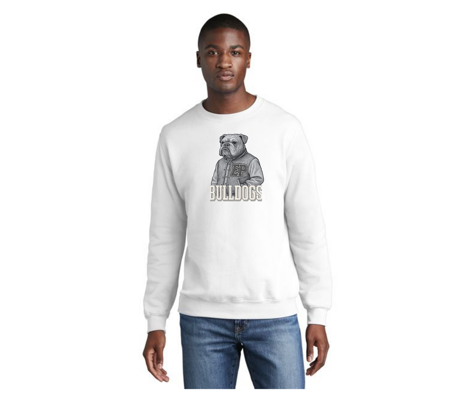 EAST PALESTINE FOOTBALL PC78 Core Fleece Crewneck Sweatshirt 9