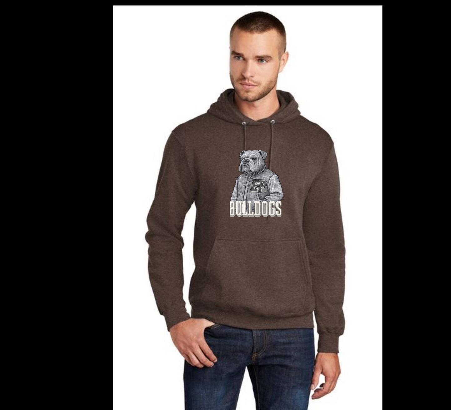 EAST PALESTINE FOOTBALL PC78H Port & Company® Core Fleece Pullover Hooded Sweatshirt 9
