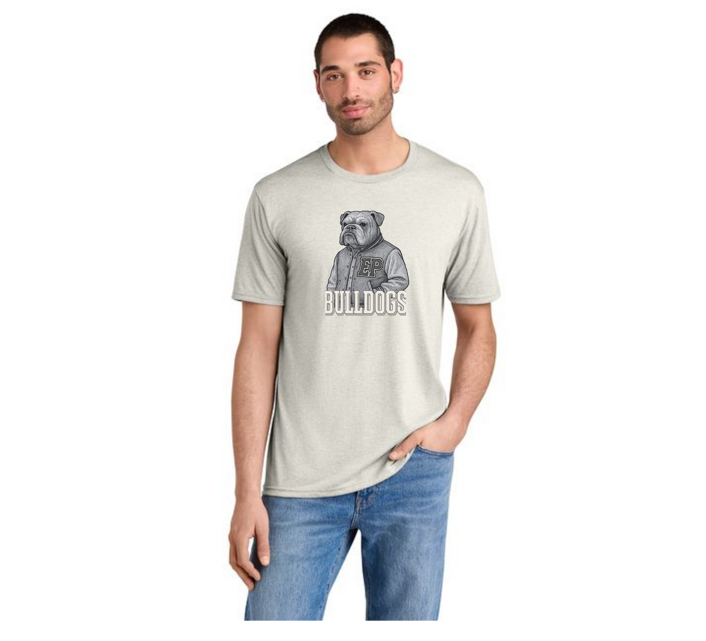 EAST PALESTINE BULLDOGS FOOTBALL DM130 District® Perfect Tri® Tee 9