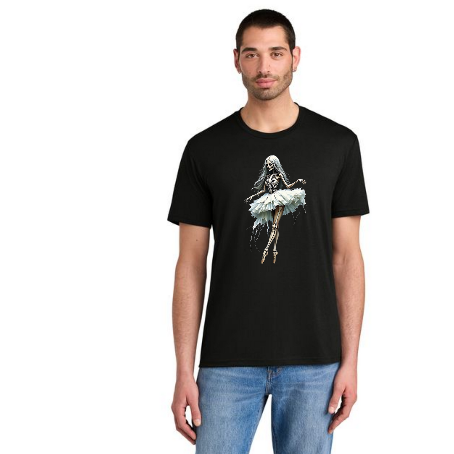 HALLOWEEN SCARY BALLERINA DM130 District ® Perfect Tri Tee HW-24
