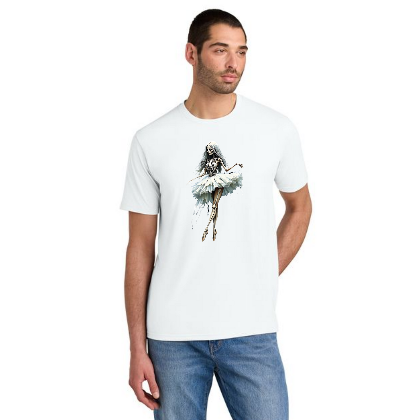 HALLOWEEN SCARY BALLERINA DM130 District ® Perfect Tri Tee HW-24