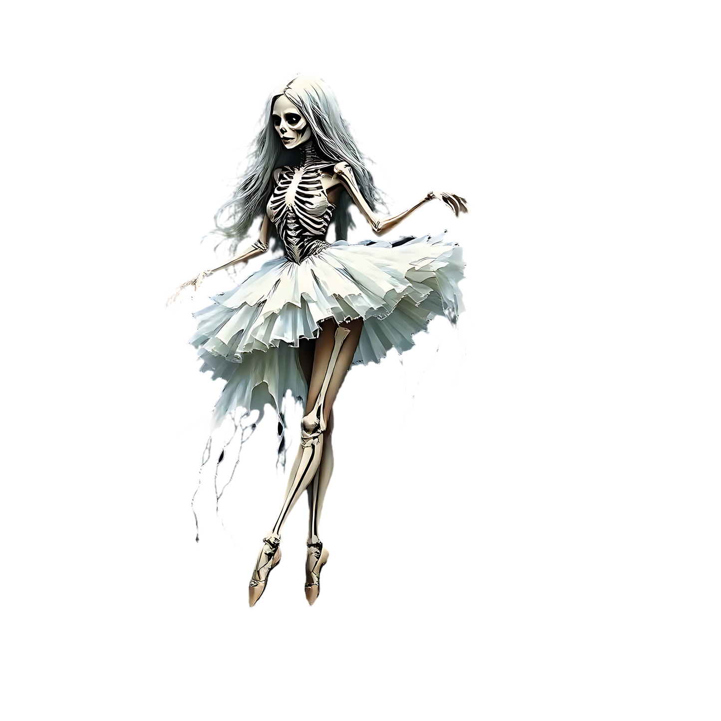 HALLOWEEN SCARY BALLERINA DM130 District ® Perfect Tri Tee HW-24