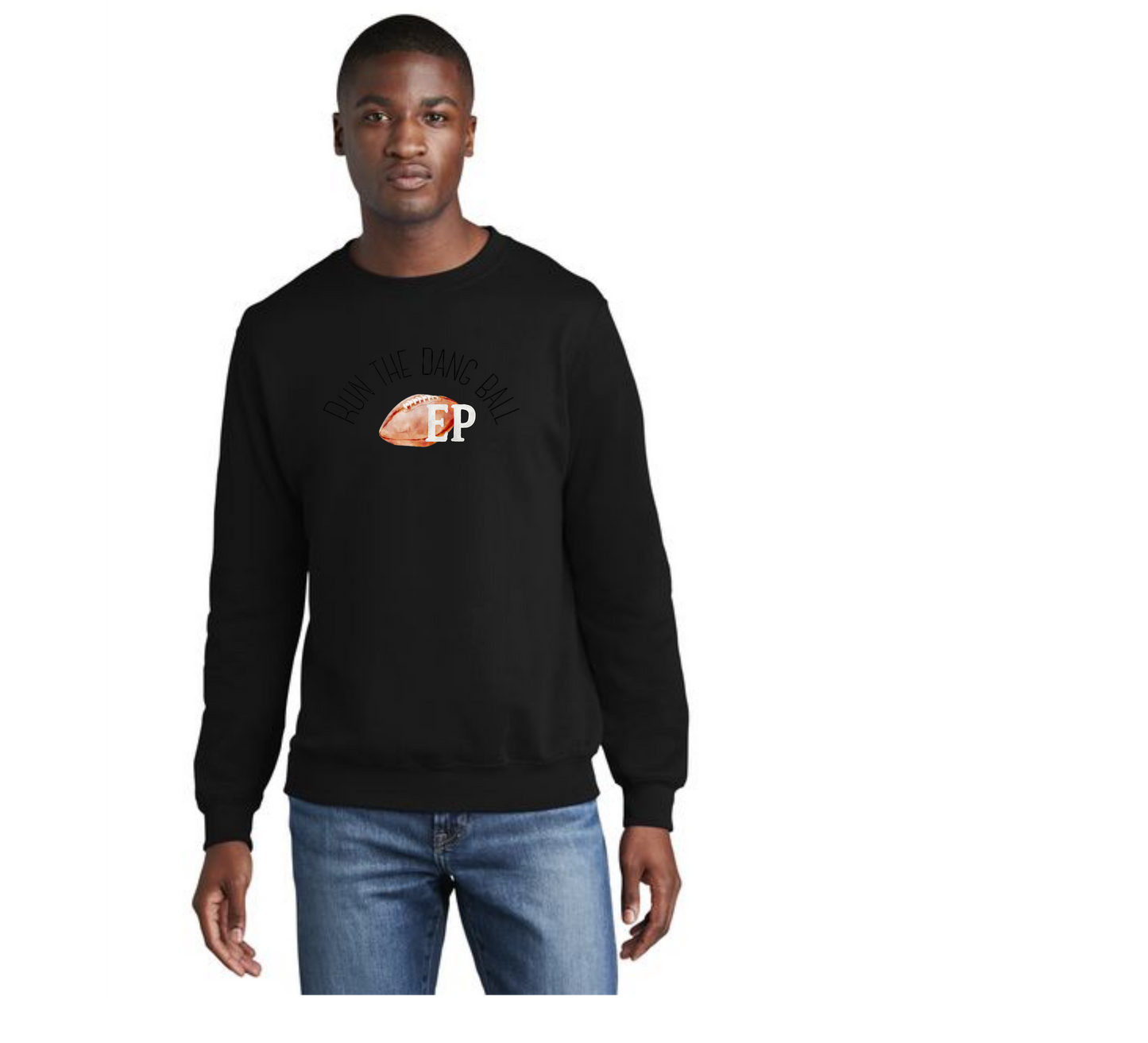 EAST PALESTINE FOOTBALL PC78 Core Fleece Crewneck Sweatshirt 11