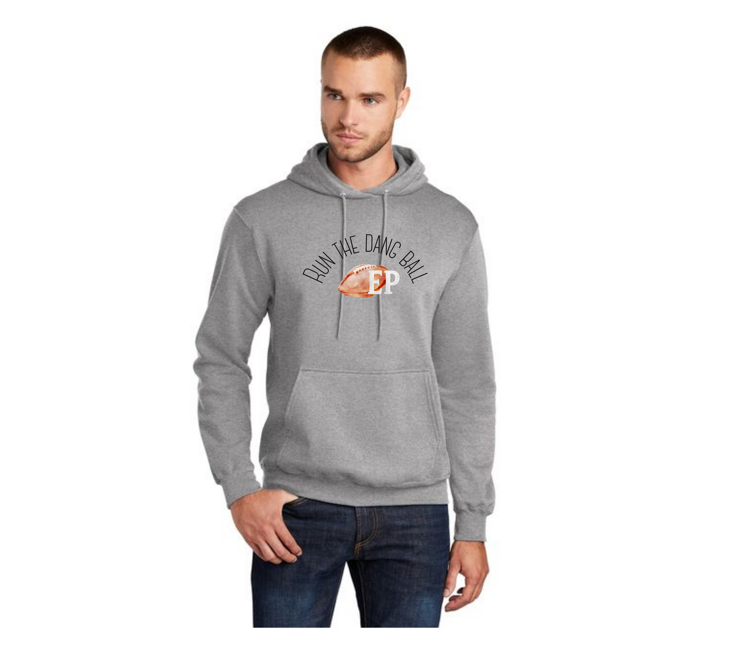 EAST PALESTINE FOOTBALL PC78H Port & Company® Core Fleece Pullover Hooded Sweatshirt 11