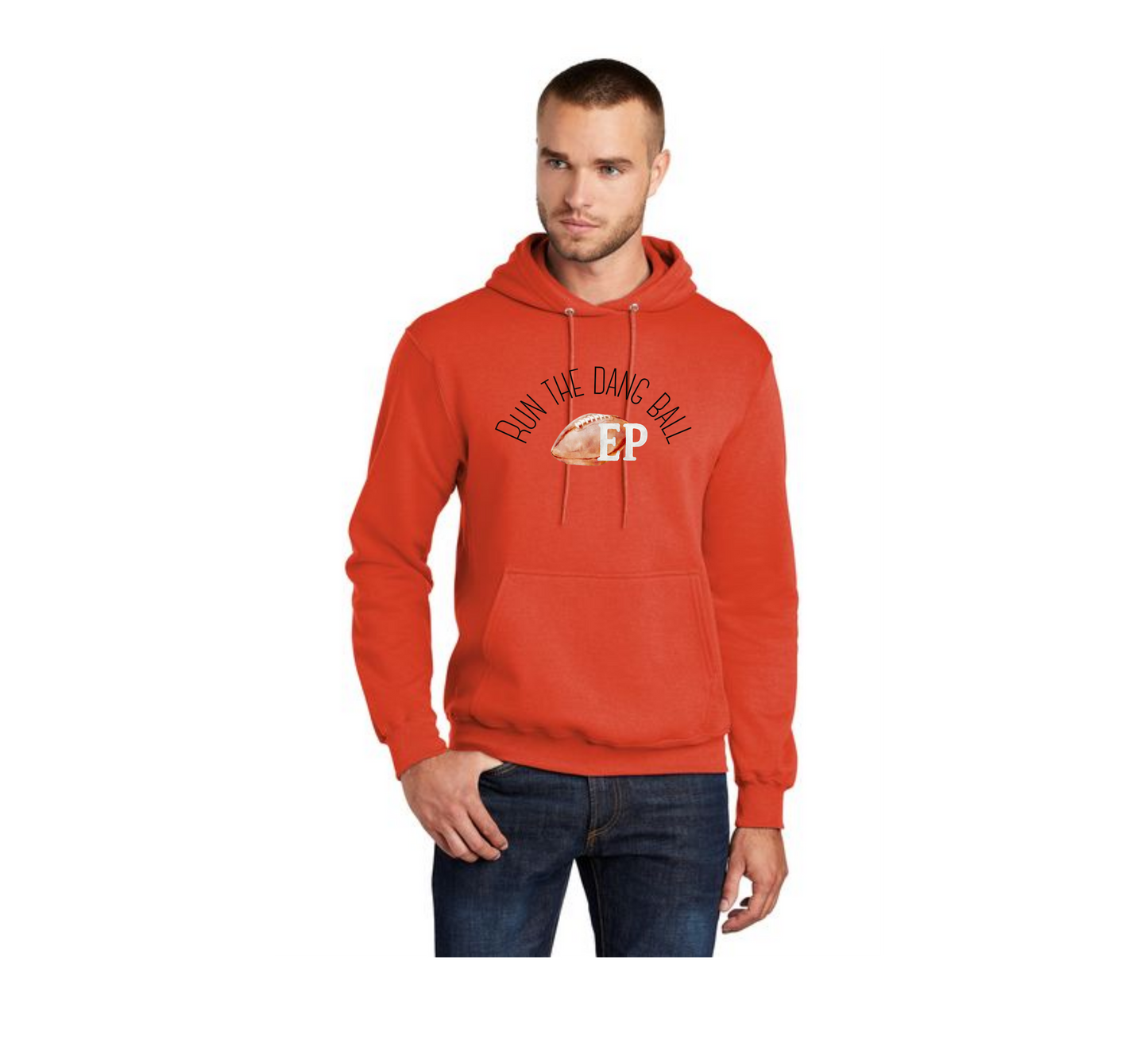 EAST PALESTINE FOOTBALL PC78H Port & Company® Core Fleece Pullover Hooded Sweatshirt 11