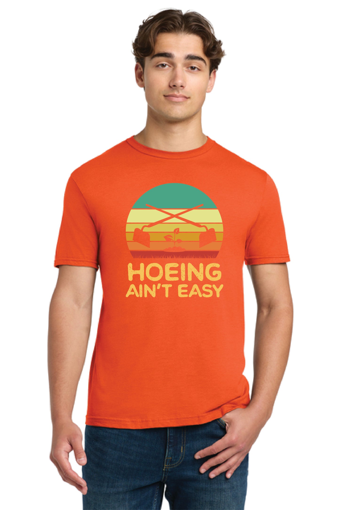 HOEING AIN'T EASY 64000 Gildan Softstyle® T-Shirt 3