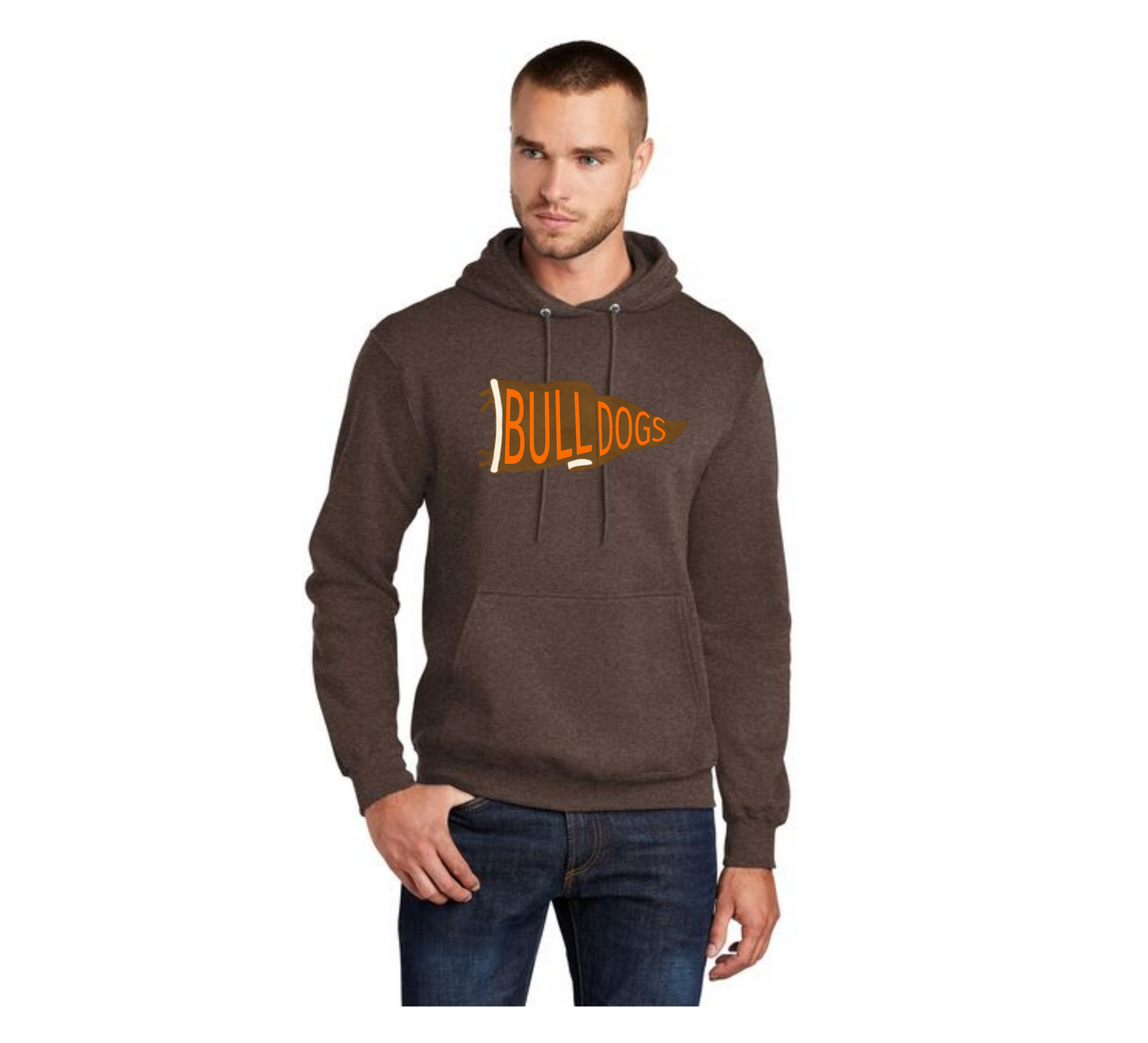 EAST PALESTINE FOOTBALL PC78H Port & Company® Core Fleece Pullover Hooded Sweatshirt 12