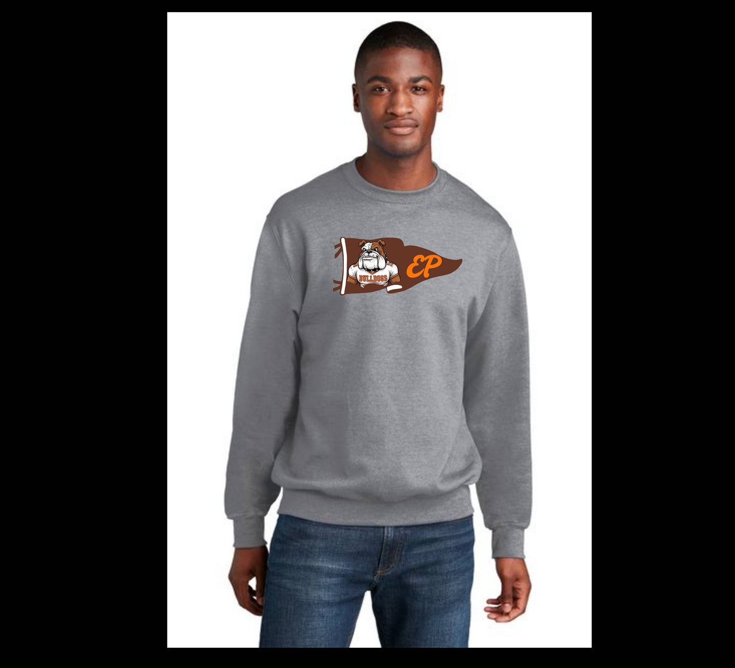 EAST PALESTINE FOOTBALL PC78 Core Fleece Crewneck Sweatshirt 13