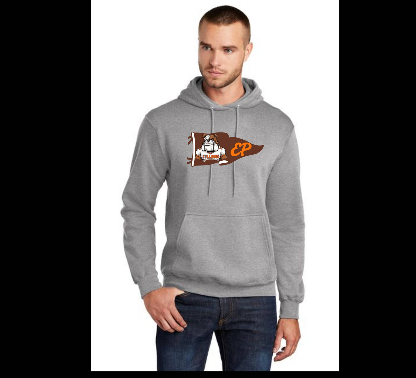 EAST PALESTINE FOOTBALL PC78H Port & Company® Core Fleece Pullover Hooded Sweatshirt 13