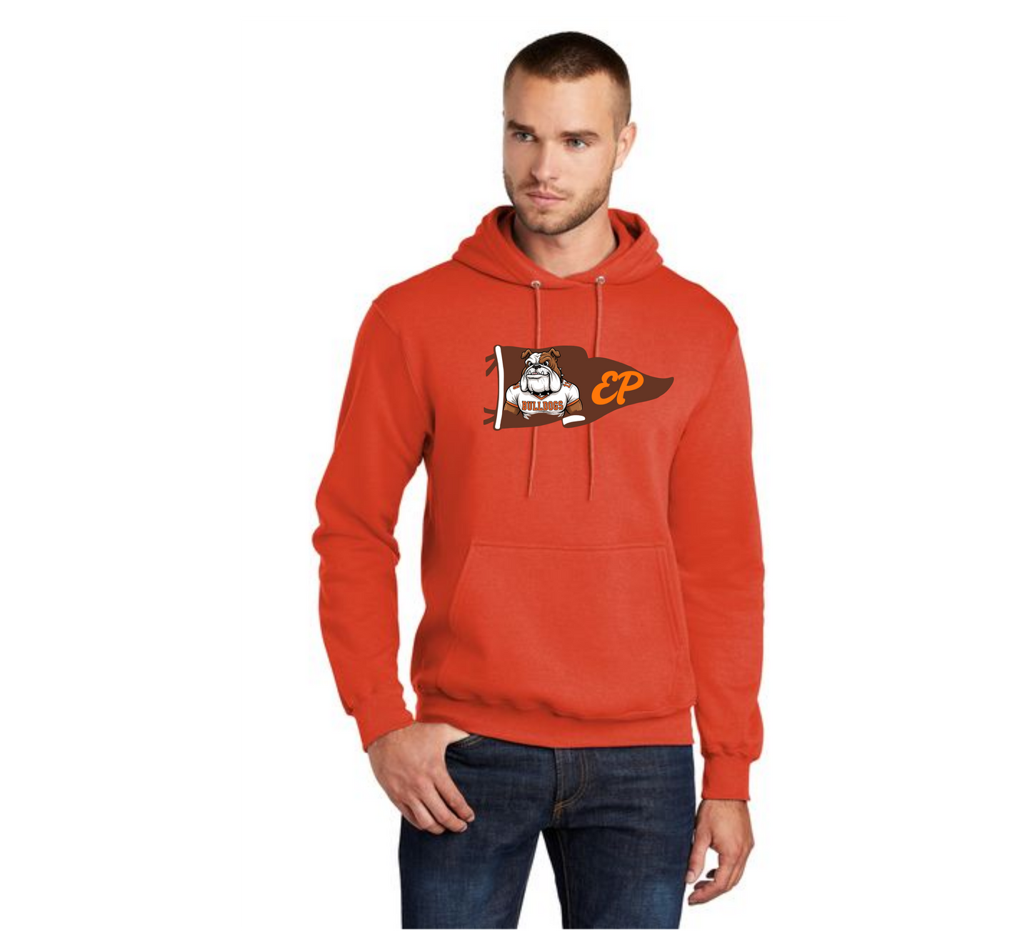 EAST PALESTINE FOOTBALL PC78H Port & Company® Core Fleece Pullover Hooded Sweatshirt 13