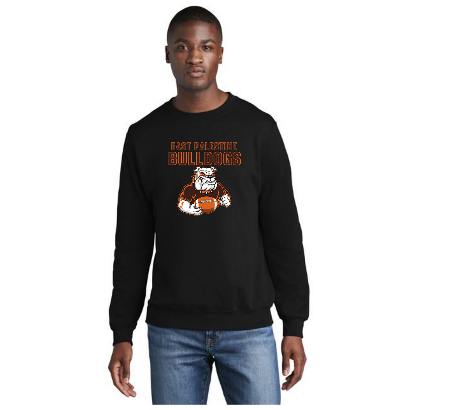 EAST PALESTINE FOOTBALL PC78 Core Fleece Crewneck Sweatshirt 14