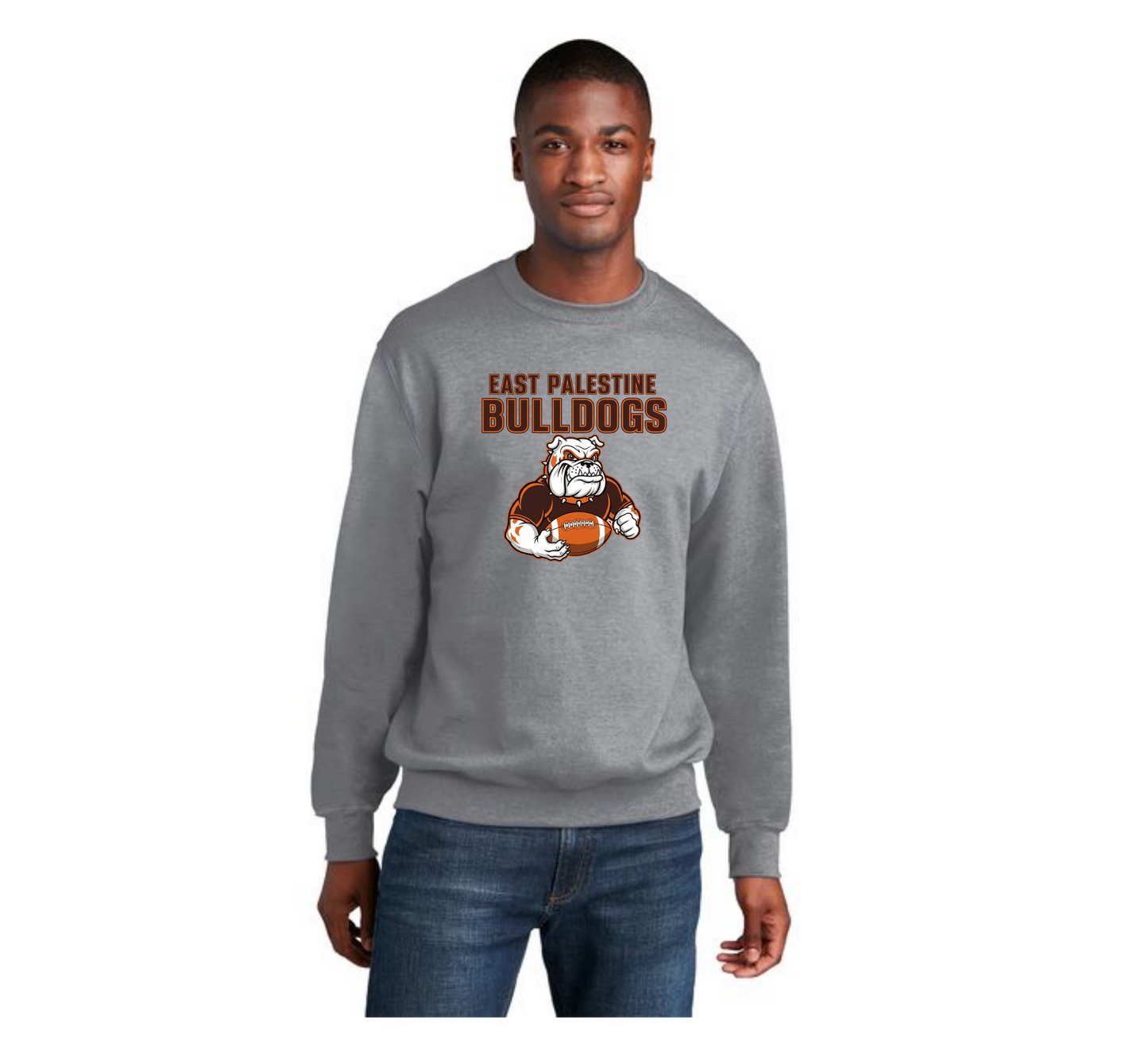 EAST PALESTINE FOOTBALL PC78 Core Fleece Crewneck Sweatshirt 14