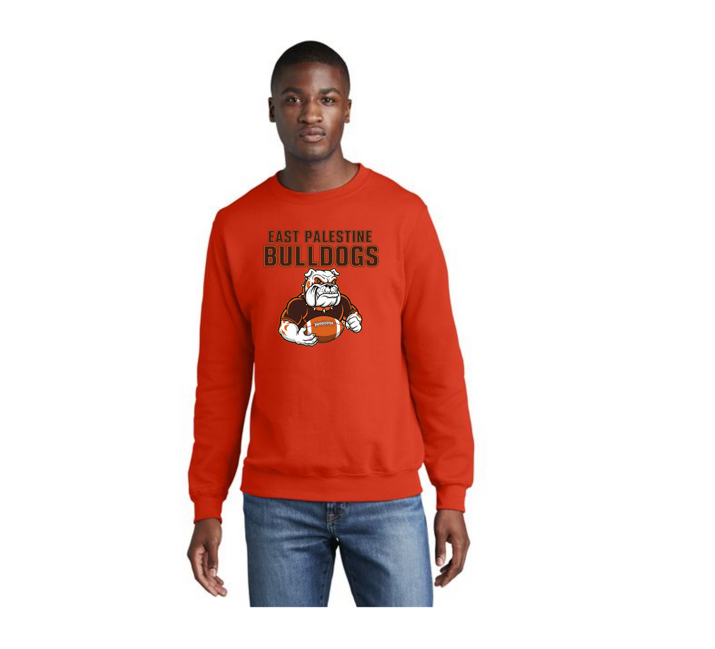EAST PALESTINE FOOTBALL PC78 Core Fleece Crewneck Sweatshirt 14