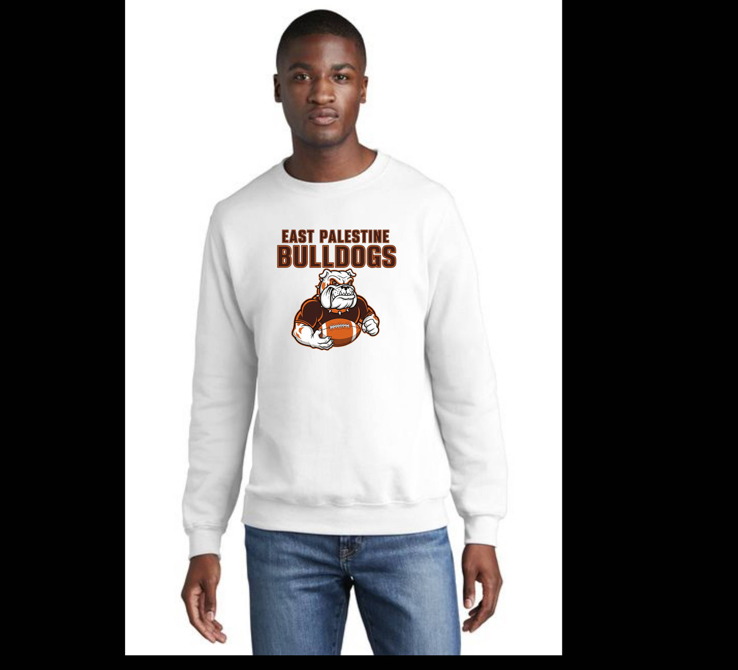 EAST PALESTINE FOOTBALL PC78 Core Fleece Crewneck Sweatshirt 14