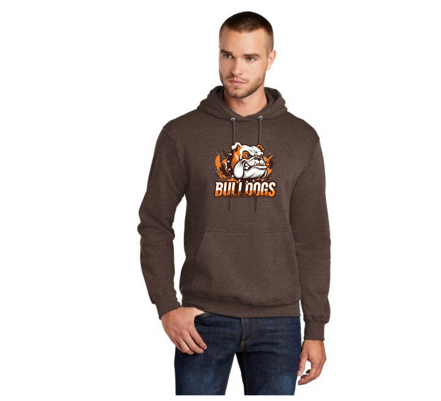 EAST PALESTINE FOOTBALL PC78H Port & Company® Core Fleece Pullover Hooded Sweatshirt 15