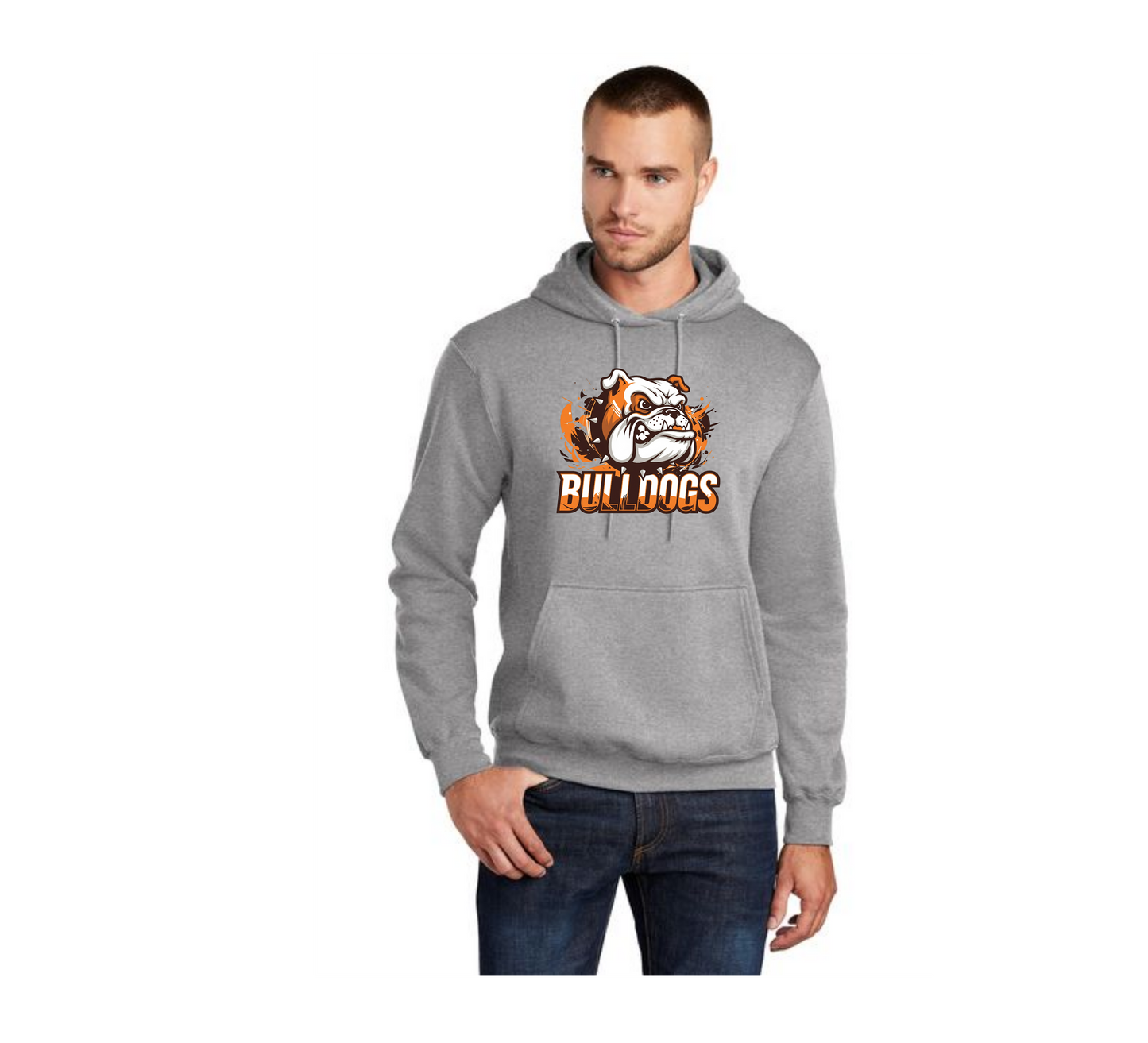 EAST PALESTINE FOOTBALL PC78H Port & Company® Core Fleece Pullover Hooded Sweatshirt 15